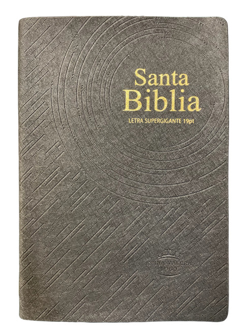 Biblia Letra Super Gigante 19 Puntos Con Indice  RVR 1960 |      Tapa Vinil Negro