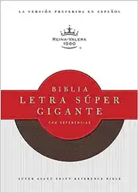 Biblia Letra Super Gigante 17Pts. RVR 1960 | Simil Piel Negro Gris