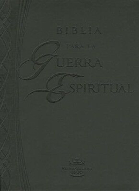 Biblia Para La Guerra Espiritual RVR 1960 | Imitacion Piel Negro