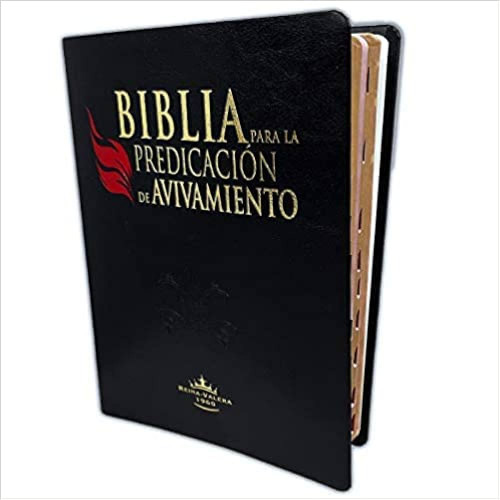 Biblia Para La Predicacion De Avivamineto Con Indice RVR60 | Piel Negro
