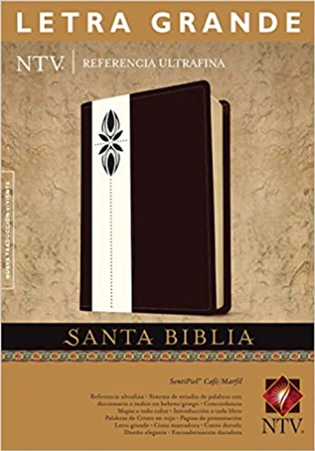 Biblia NTV Letra Grande Referencias Ultrafina | Sentipiel Cafe-Marfil