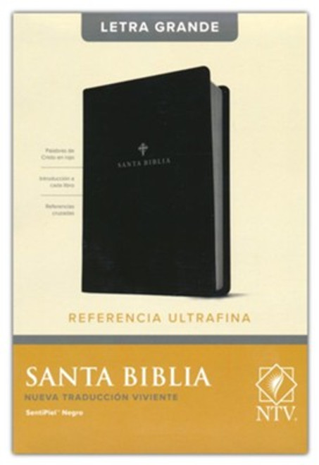 Biblia NTV Letra Grande Ultrafina  | SentiPiel Negro