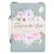 Trust in the Lord Pearlescent Pewter Floral Fashion Bible Cover - Proverbs 3:5 (MEDIUM)