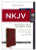 NKJV Super Giant Print, Reference Bible, Red Letter Edition, Comfort Print | Brown Leathersoft