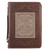 A Man's Heart Brown Faux Leather Classic Bible Cover X-LARGE Proverbs 16:9