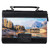 Through Christ Scenic Mountain Black Faux Leather Classic Bible Cover MEDIUM- Philippians 4:13