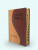 Biblia 1909 Letra Grande Tamano Manual Con Indice, Simil Piel DuoTono Beige-Marron