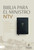 Biblia para el ministro NTV, letra grande con Filament ,SentiPiel, Negro, Letra Roja