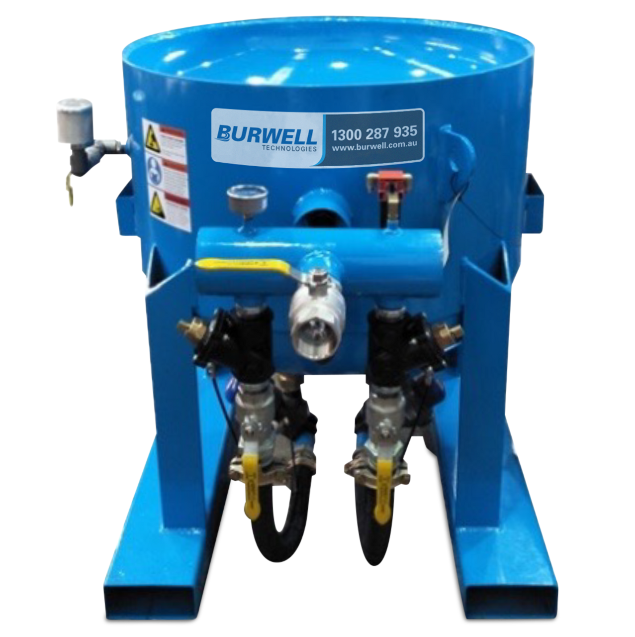 Burwell Half Tonne Double Outlet Electric Blast Machine