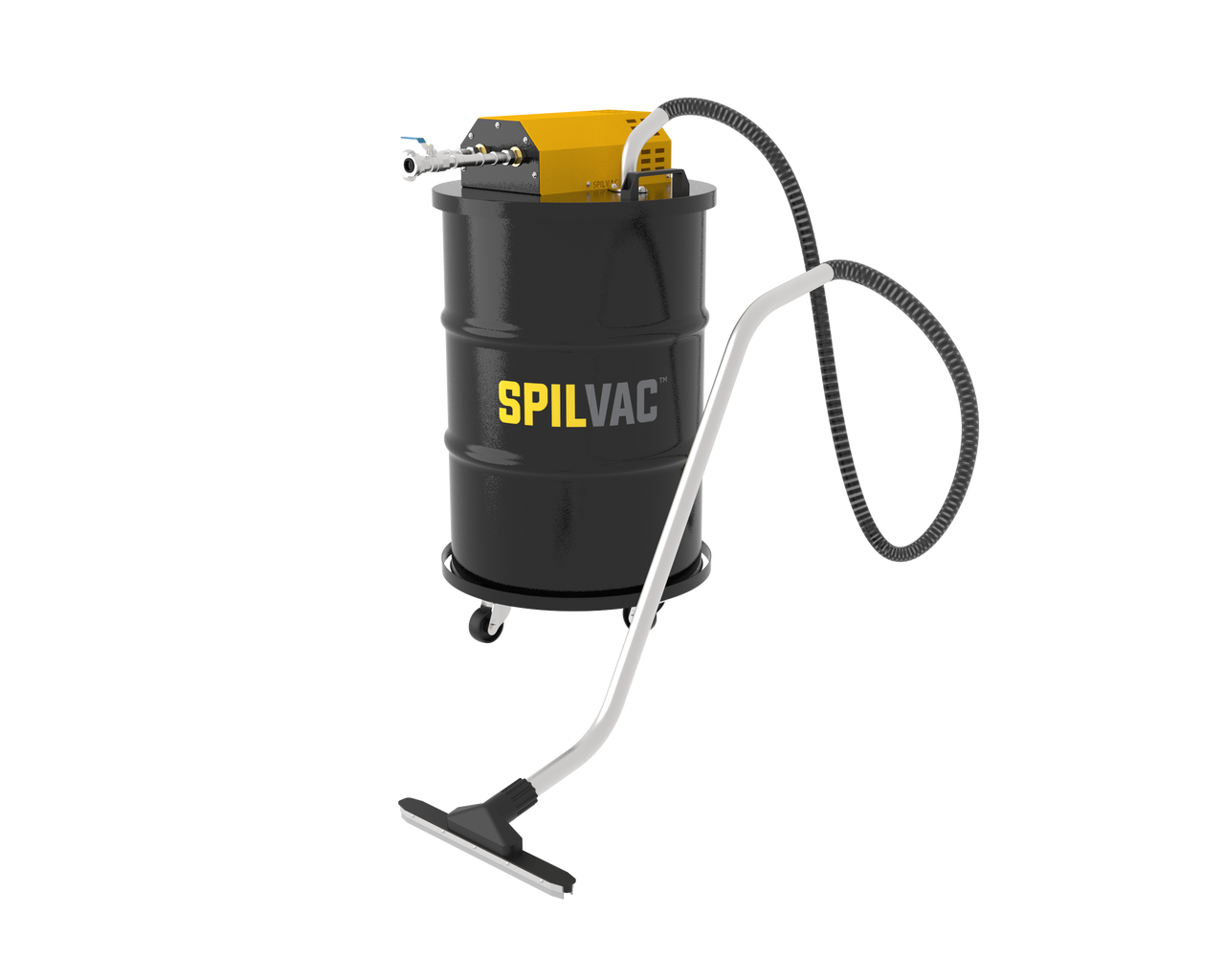 Spilvac Dry Single Head Pneumatic 60cfm, 200ltr Drum Vacuum