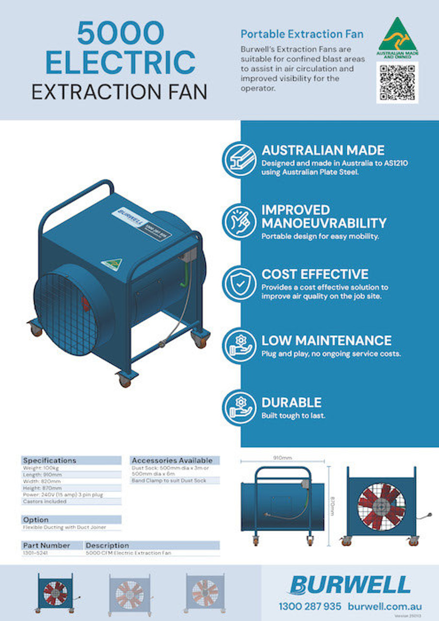 5000 Electric Extraction Fan