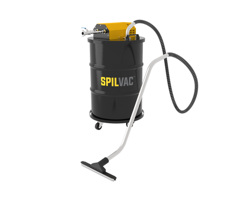 Spilvac Dry Single Head Pneumatic 60cfm, 200ltr Drum Vacuum