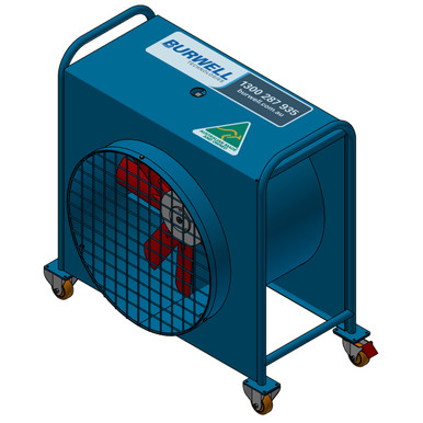 10,000 CFM Pneumatic Extraction Fan