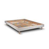 Ensemble matelas Sommier - Cloud Cotton et Milano Cement