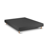 Conjunto Cloud One e Sommier Preto - Cama com Colchão