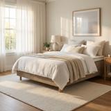 Ensemble Spring Visco et Sommier Taupe - Lit avec matelas