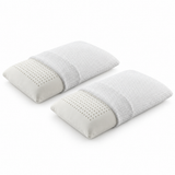 Lot de 2 oreillers Visco Pure perforés 60 x 40 cm