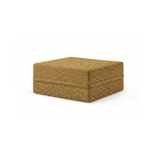 Canapé modulable avec pouf convertible  en tweed