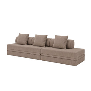 Canapé modulable 3+2 places convertible  Velours standard