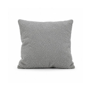 Almofada Decorativa Sofá Bouclette Cinza Escuro 60x70