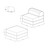 Canapé modulable 1 place + pouf convertible Bouclette