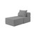 Canapé modulable 1 place + pouf convertible Bouclette