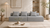 Sofá Modular 2 Lugares Convertível  Bouclette