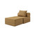 Canapé modulable 1 place + pouf convertible  en tweed