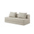 Canapé modulable 3 places  convertible  en tweed