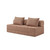 Sofá modular de 3 plazas  convertible  de tweed