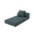 Canapé modulable 1 place convertible  Velours standard