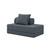 Canapé modulable 2 places convertible  Velours standard