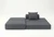 Sofá Modular 2 Lugares + Puff Convertível  Veludo Regular