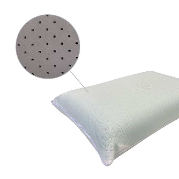 Almohada Visco Carbono Perforado