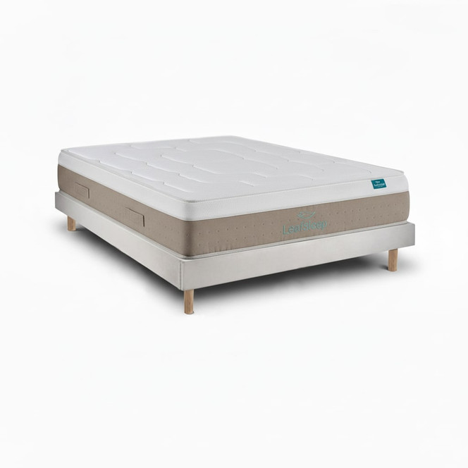 Conjunto Colchão Sommier - Cloud Cotton e Milano Cement