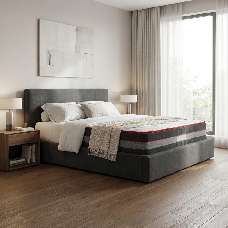 Matelas de luxe en gel - ressorts ensachés