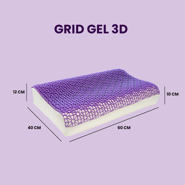 Almofada GRID GEL 3D Cervical