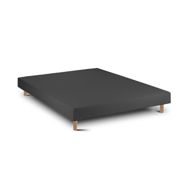 Conjunto Cloud One e Sommier Preto - Cama com Colchão