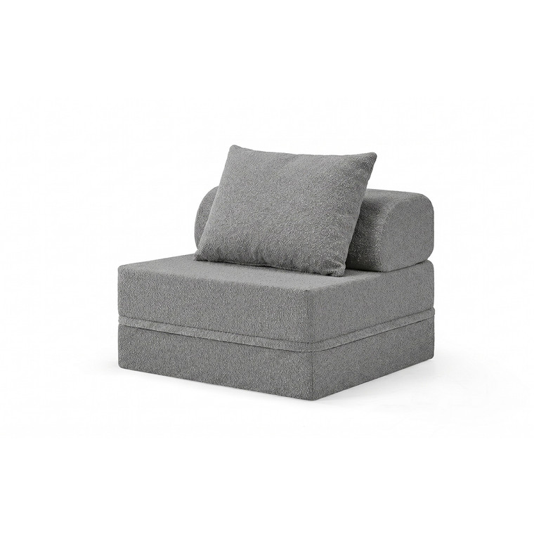 Canapé modulable 1 place convertible  Bouclette