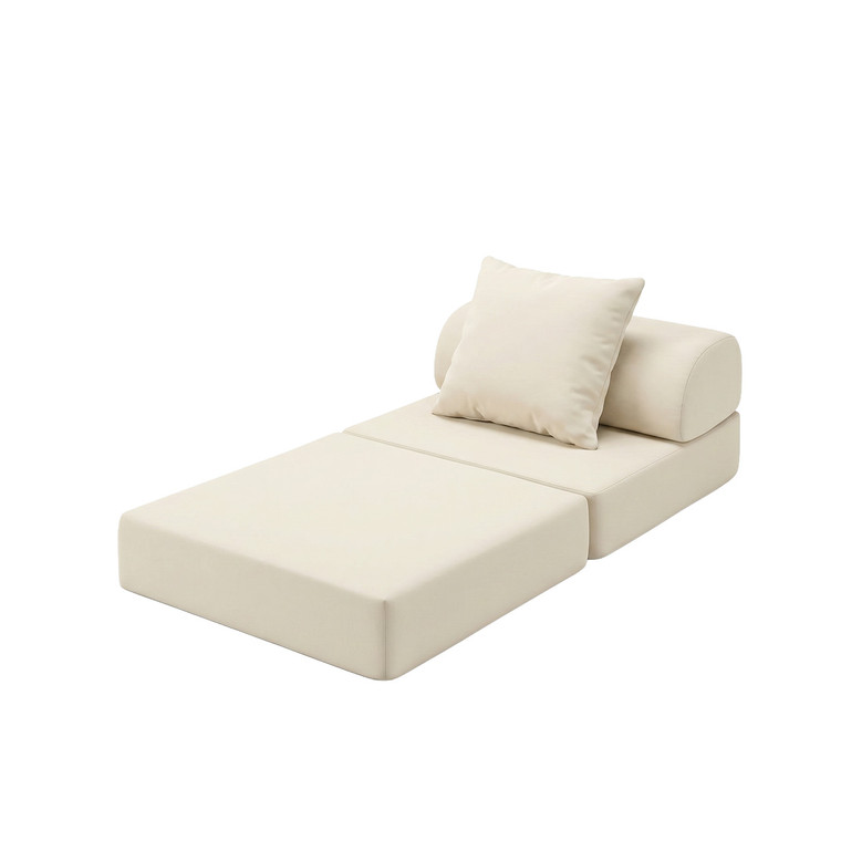 Sofá Modular 1 Lugar Convertível  Liso