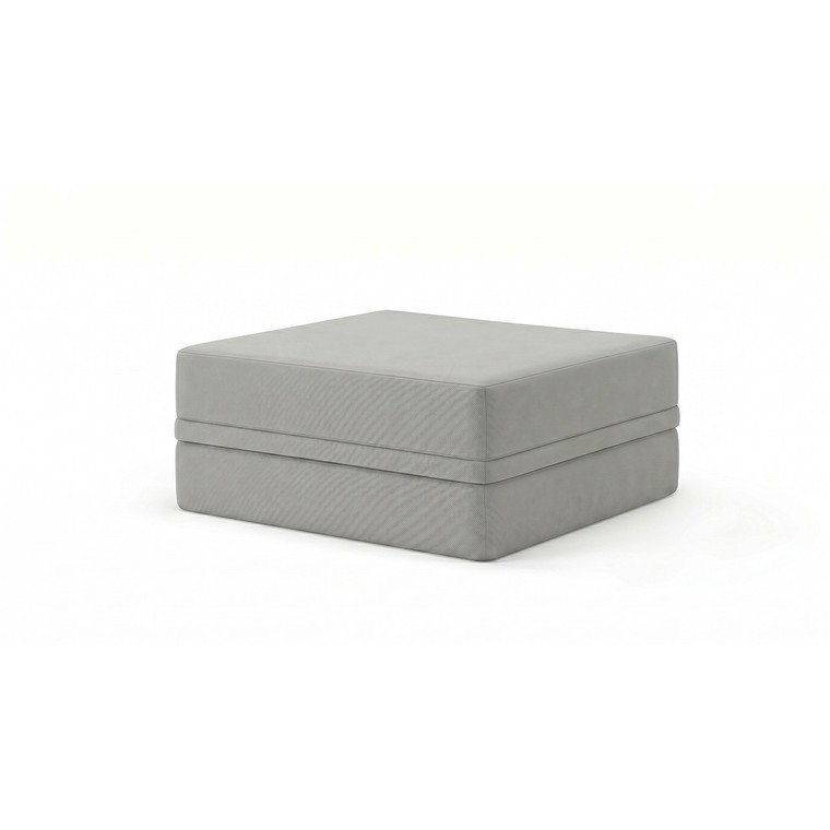Sofá modular con puf, convertible, liso