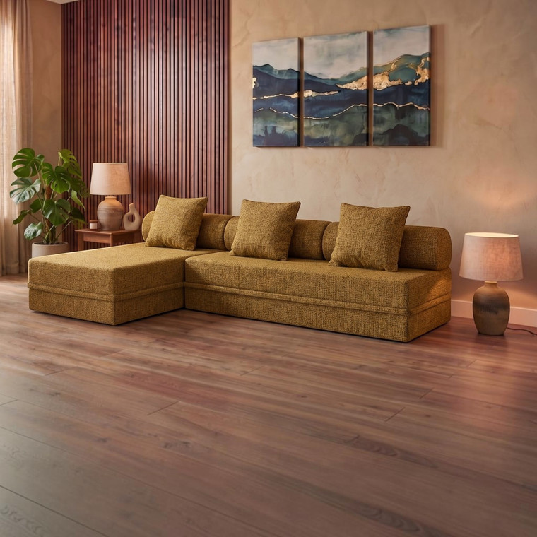Sofá Modular 1 Lugar Convertível  Tweed
