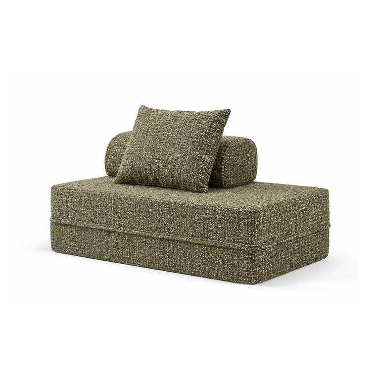 Sofá Modular 2 Lugares Convertível Tweed