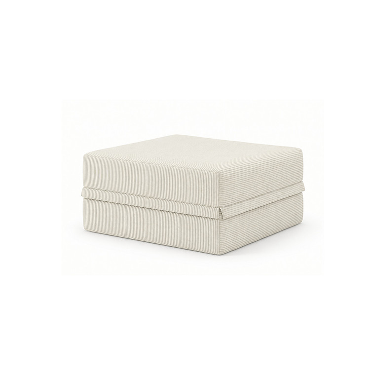 Sofá modular con puf, convertible, de terciopelo, modelo estándar
