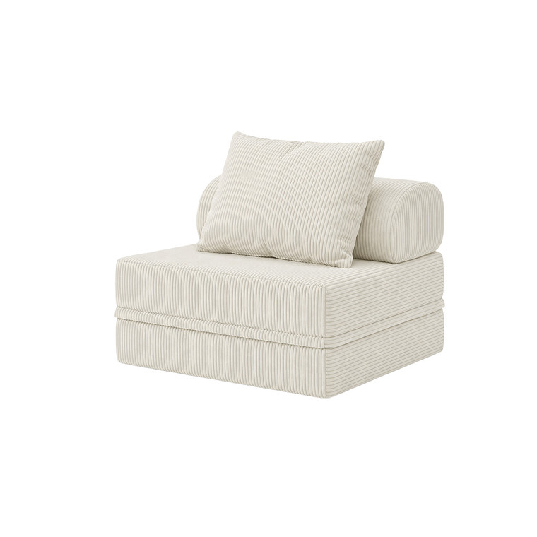 Canapé modulable 1 place convertible  Velours standard