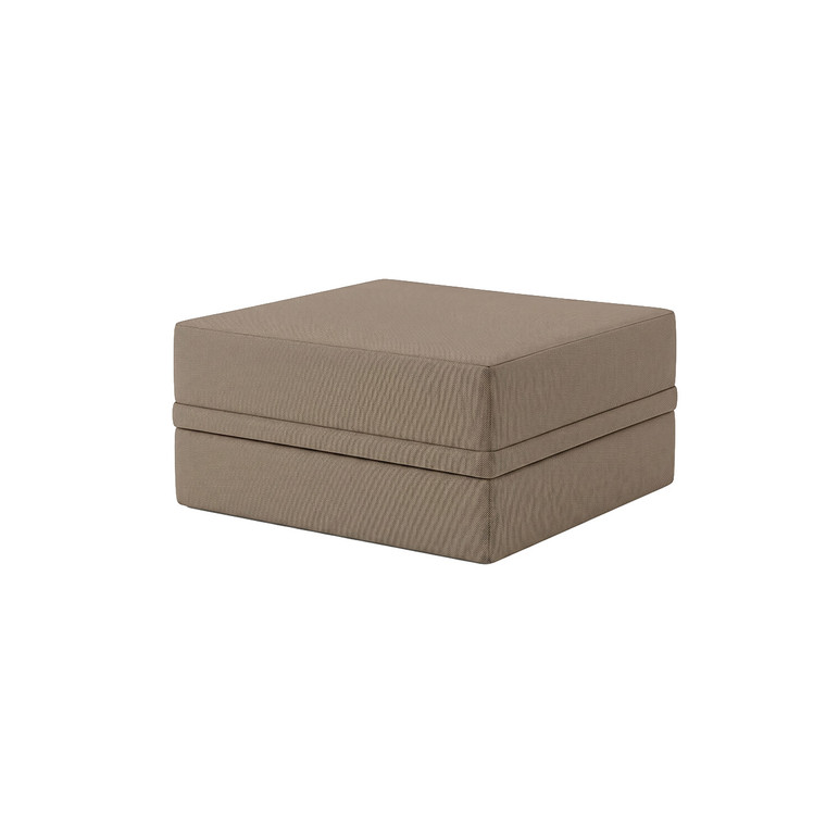 Sofá modular con puf convertible  impermeable