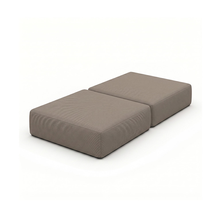 Canapé modulable avec pouf convertible  imperméable