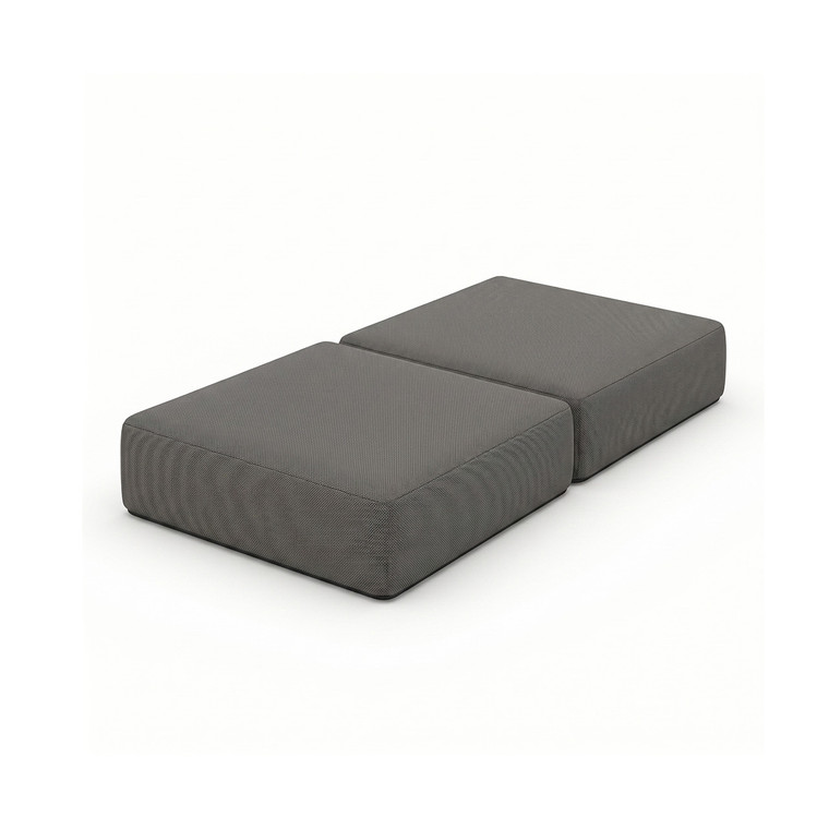 Sofá modular con puf convertible  impermeable