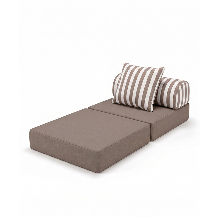 Sofá Modular 1 Lugar Convertível Impermeável