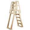Vinyl Works SLA A-FRAME Slide Lock Pool Ladder for Above Ground Pools Taupe